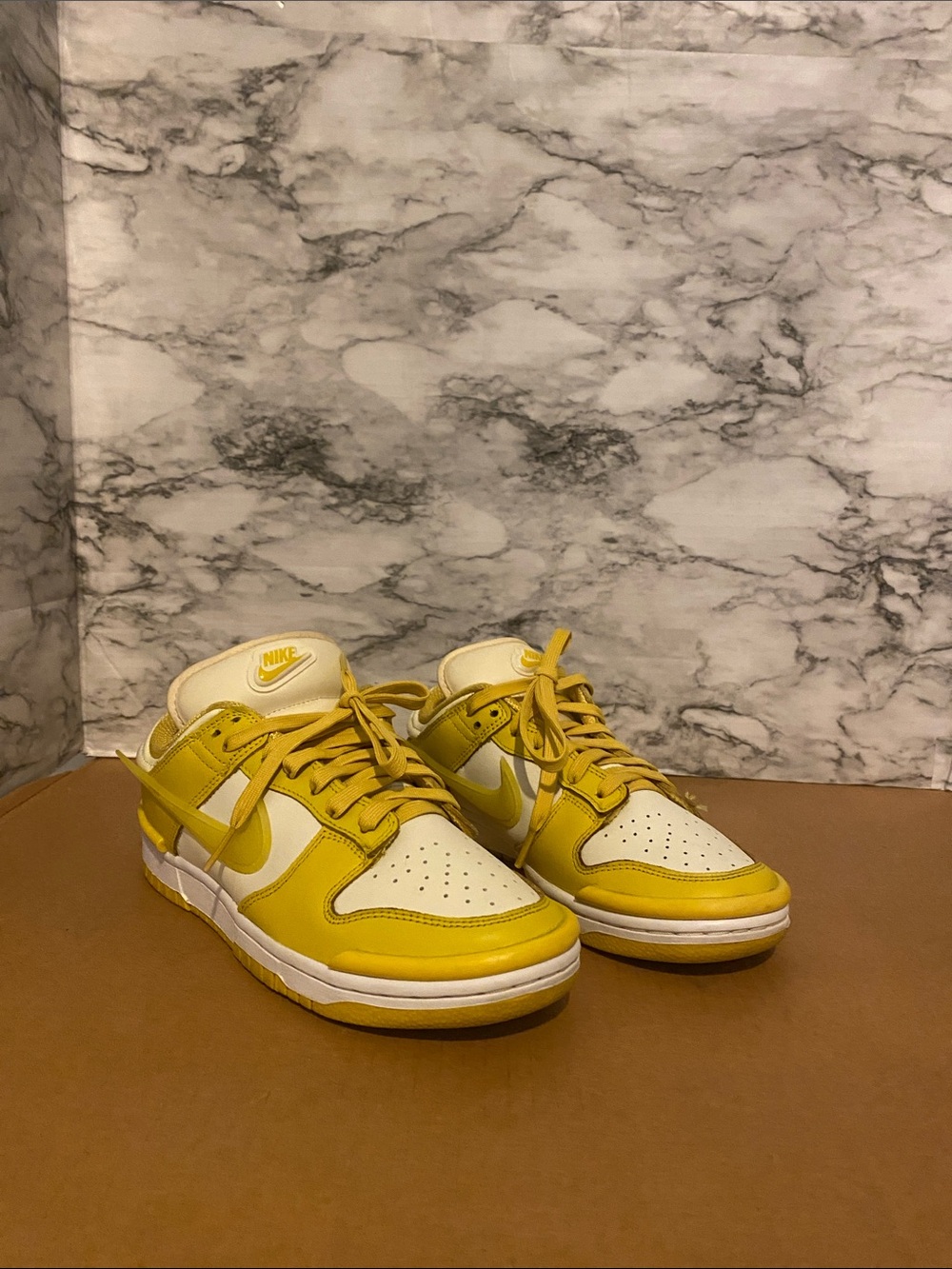 Nike Dunk Low Twist Vivid Sulfur White Yellow Sneakers